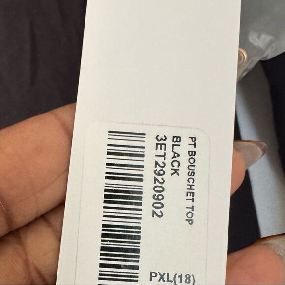 Soft Surroundings Faux Wrap Bouschet Top Size Petite XL - Picture 6 of 8